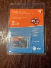 Sandisk Universal micro SD Mobile Memory Kit 2GB 3in1