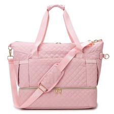 Foldie Travel Bag Expandable Weekender Bags for Women, Large Carry On Bag wit...