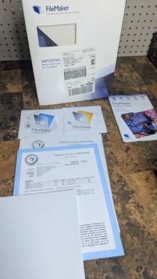FILEMAKER PRO 8 & Server 8 ADVANCED SOFTWARE Windows Mac MULTILINGUAL ED. 