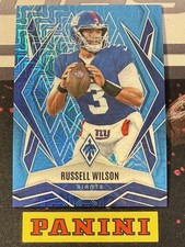 2025 Panini Phoenix Russell Wilson Light Blue Mojo /85 New York Giants