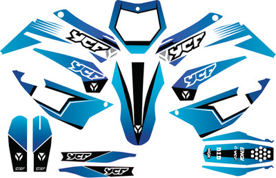 Kit Déco Moto YCF SP (2017+), Pilot (2018+), 155SM & 190SM (2021+)   Dirt Bike &