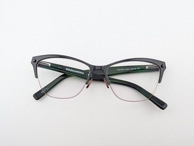 Dsquared2 Eyeglasses, Frames Only, DQ5183-3, 55-16-145, Metal/Plastic, Black