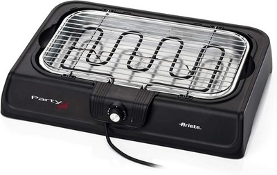 Ariete 00C073300AR0 Party Grill 733 - elektrischer Tischgrill, 2200 W, schwarz