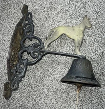 VTG 1950’s French Large Outside Dog Dinner/Door Wall Mounted MCM Ringing Bell
