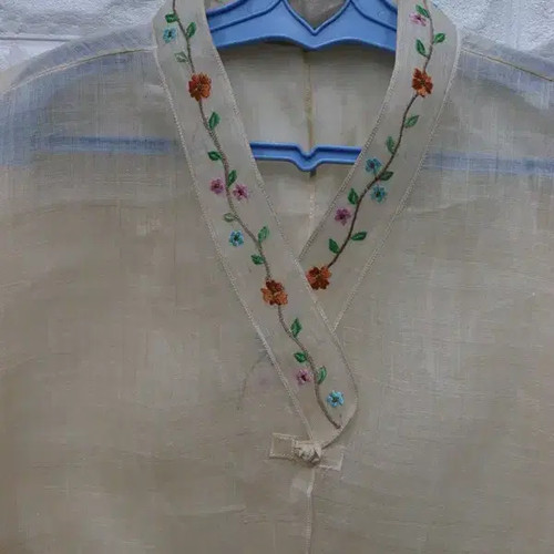 Women’s Linen Hanbok Jacket Korean Traditional Clothing Size 66