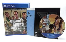 Grand Theft Auto V Premium Edition (PlayStation 4) PS4 CIB Complete W/ Map