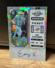 ERIK EZUKANMA 2022 PANINI CONTENDERS OPTIC RC CRACKED ICE AUTO /22 #116 - FINS