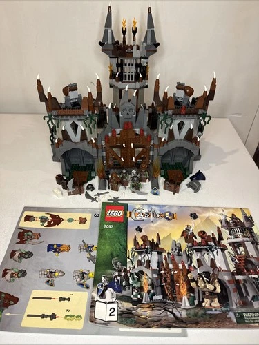 LEGO Castle: Trolls' Mountain Fortress (7097) Near Complete- Some Substitutions