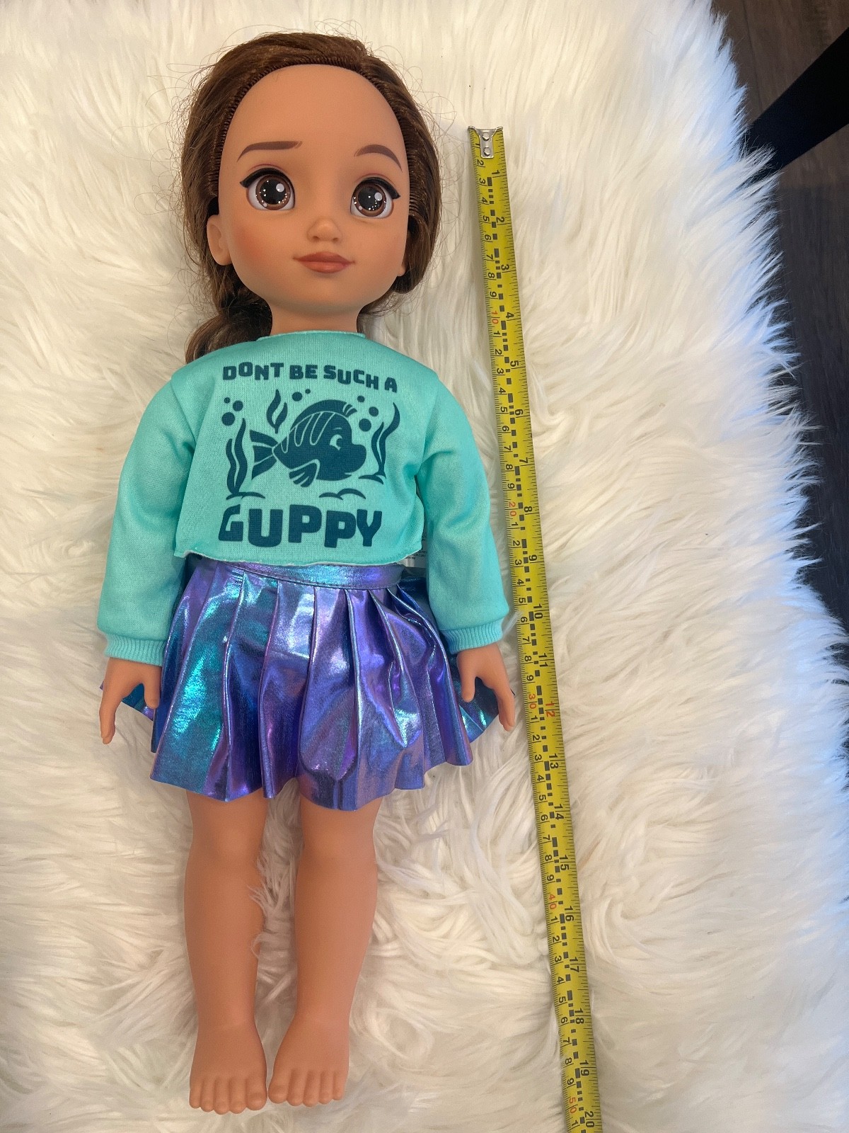 Disney ily 4EVER Inspired 18" by Ariel Doll Little Mermaid brown Brunette Arial