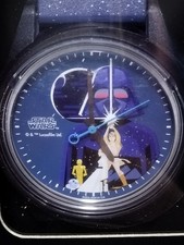 Citizen Q Q Luke Skywalker StarWars Solar Watch Blue Analog Waterproof Timepiece