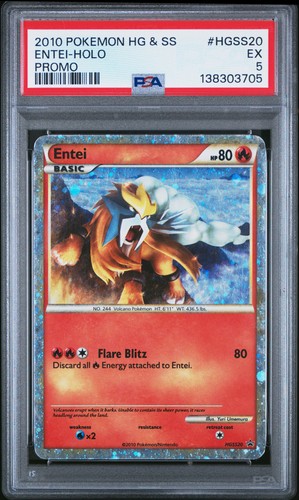 Entei graded PSA 5 for sale on eBay