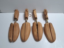 Lot Of 4 Eddie Bauer Aromatic Cedar Shoe Keepers Rochester Shoe Tree Co. Size M