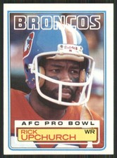 1983 Topps #268 Rick Upchurch Denver Broncos 3375