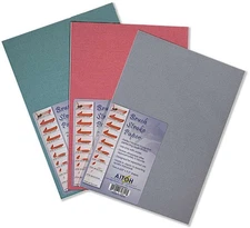 Brush Stroke Paper 6.625"X9.5" 2/Pkg