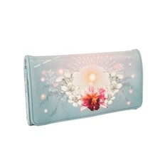 Papaya Art E6 Women's Higher Love Floral Tri Fold Wallet  8" x 4" WLT036