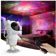 Astronaut Star Projector Galaxy Space Projector Night Light, 360 Degree Rotation