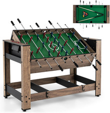 Multi Game Table, 48 Inch Foosball & Billiard...