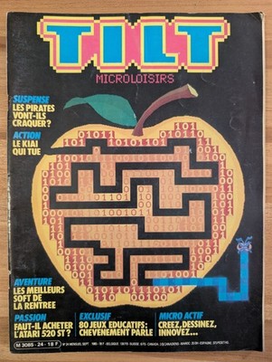 SEHR SELTEN - Vintage Retro Gaming: TILT Magazin Nr. 24 (September 1985)