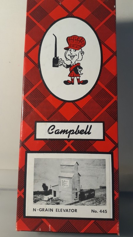 Campbells Model Railroad Kit N Scale Grain Elevator No. 445- NEW