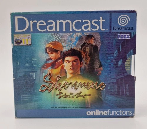 Shenmue - SEGA Dreamcast DC - Complete In Box CIB - PAL - Very Good Condition