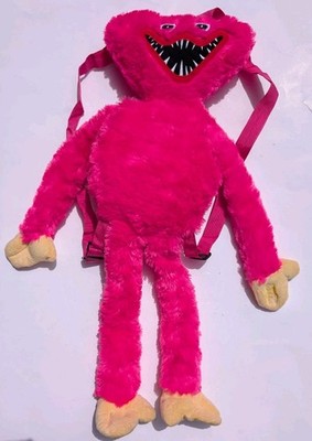 Poppy's Playtime Kissy Missy Plush Large Backpack Poppy 24'' Kids/teen  Pink Bag