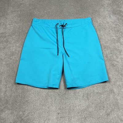 Outerknown Board Shorts Mens Size 33 x 8 Blue Surf Beach Swim Kelly Slater