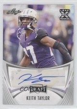 2021 Leaf Draft Auto Keith Taylor #BA-KT3 Auto 0iy4