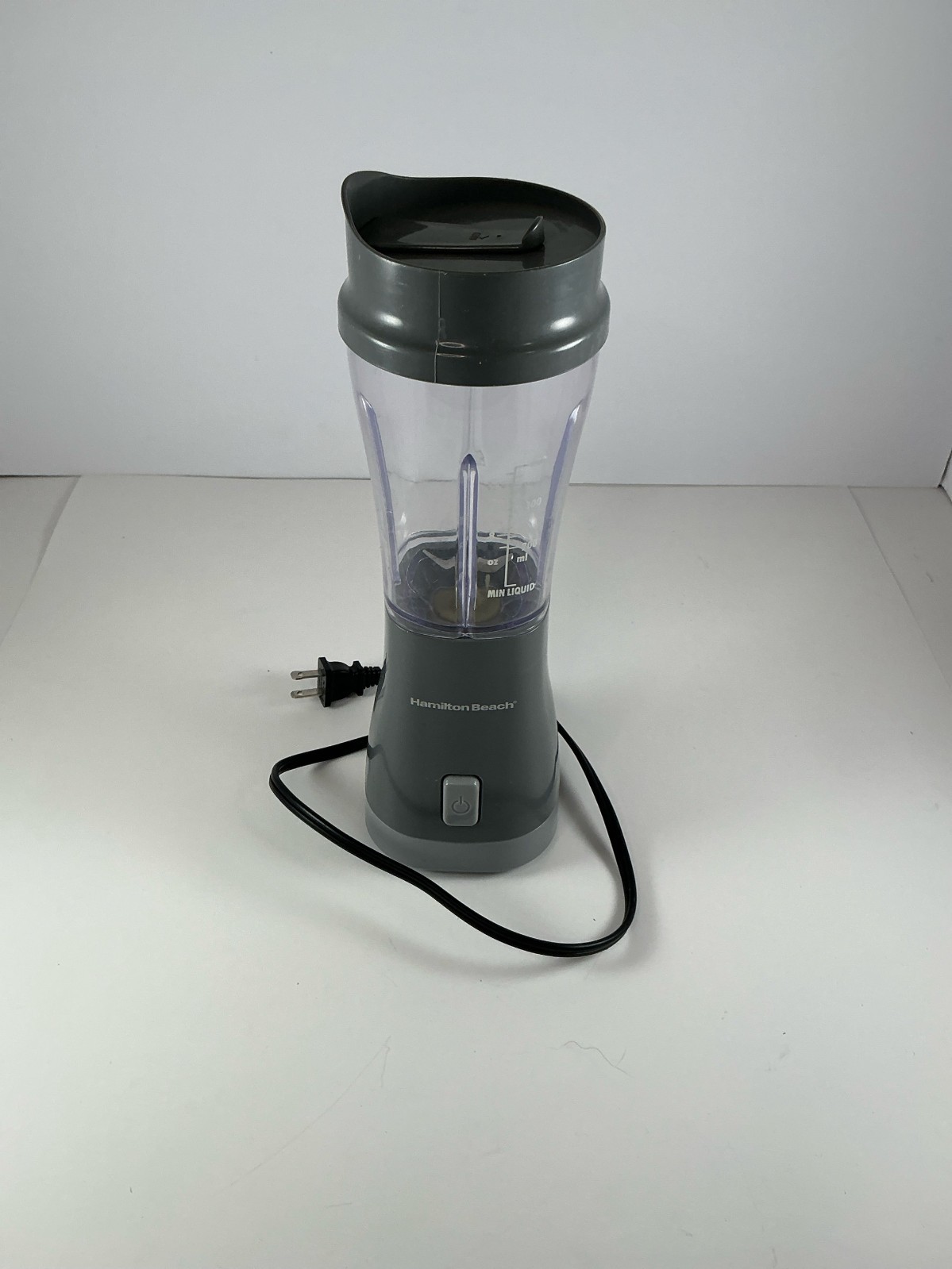 Hamilton Beach Personal Blender Single Serve With 14 oz Travel Cup and Lid