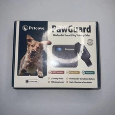 Percove Pawguard Wireless Let Fence & Dog Training Collar New Sealed