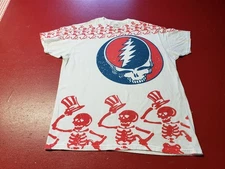 Grateful Dead 2018 Steal Your Face T-Shirt Wht XL Cotton Blend