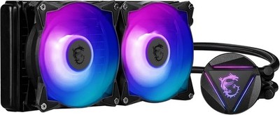 MSI MAG CORELIQUID 240R V2 AIO CPU Wasserkühlung, drehbarer ARGB-Blockkopf, AMD