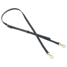 Leather Bag Strap Replacement Adjustable, Gray, Gold Buckle