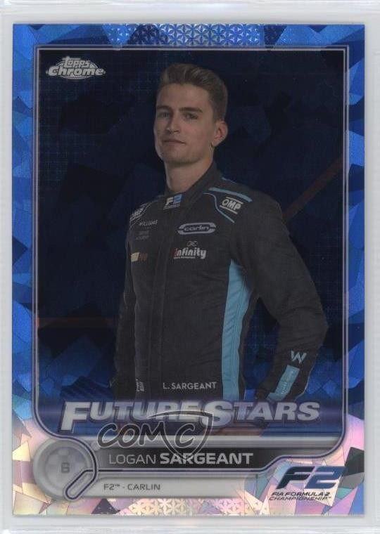 2022 Topps Chrome Sapphire Edition Formula 1 Logan Sargeant #82 0r5k