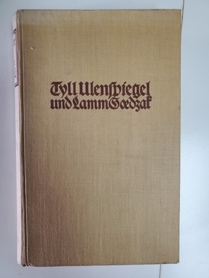 Tyll Ulen spiegel und Lamm Goedzak Charles de Coster
