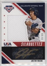 2020 USA Baseball Stars & Stripes Black Gold 39/89 Justin Foscue Auto 0t2s