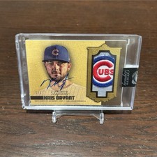 Topps Dynasty Kris Bryant Autograph Patch Gold 1/1 Cubs DAP-KB2