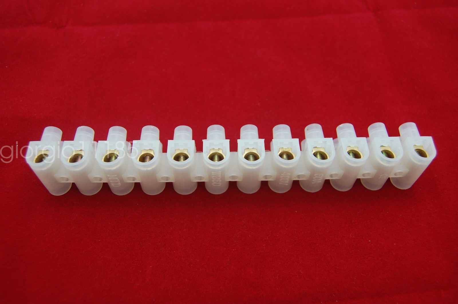 1PC U Type 60A 12P Terminal Block Material PA 66, 94V-2 M5x9 High quality