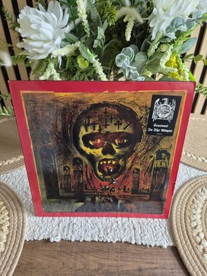 SLAYER - SEASONS IN THE ABYSS. 1990 THRASH LP. ORIGINAL UK RELEASE WITH INNER