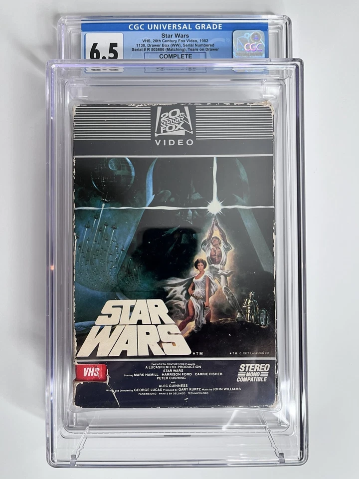 1977 Star Wars -VHS 1982 20th Century Fox Original Video Matching /Serial Number - Image 2 of 3