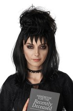 Beetle Girl Beetlejuice Lydia Deetz Inspired Adult Wig