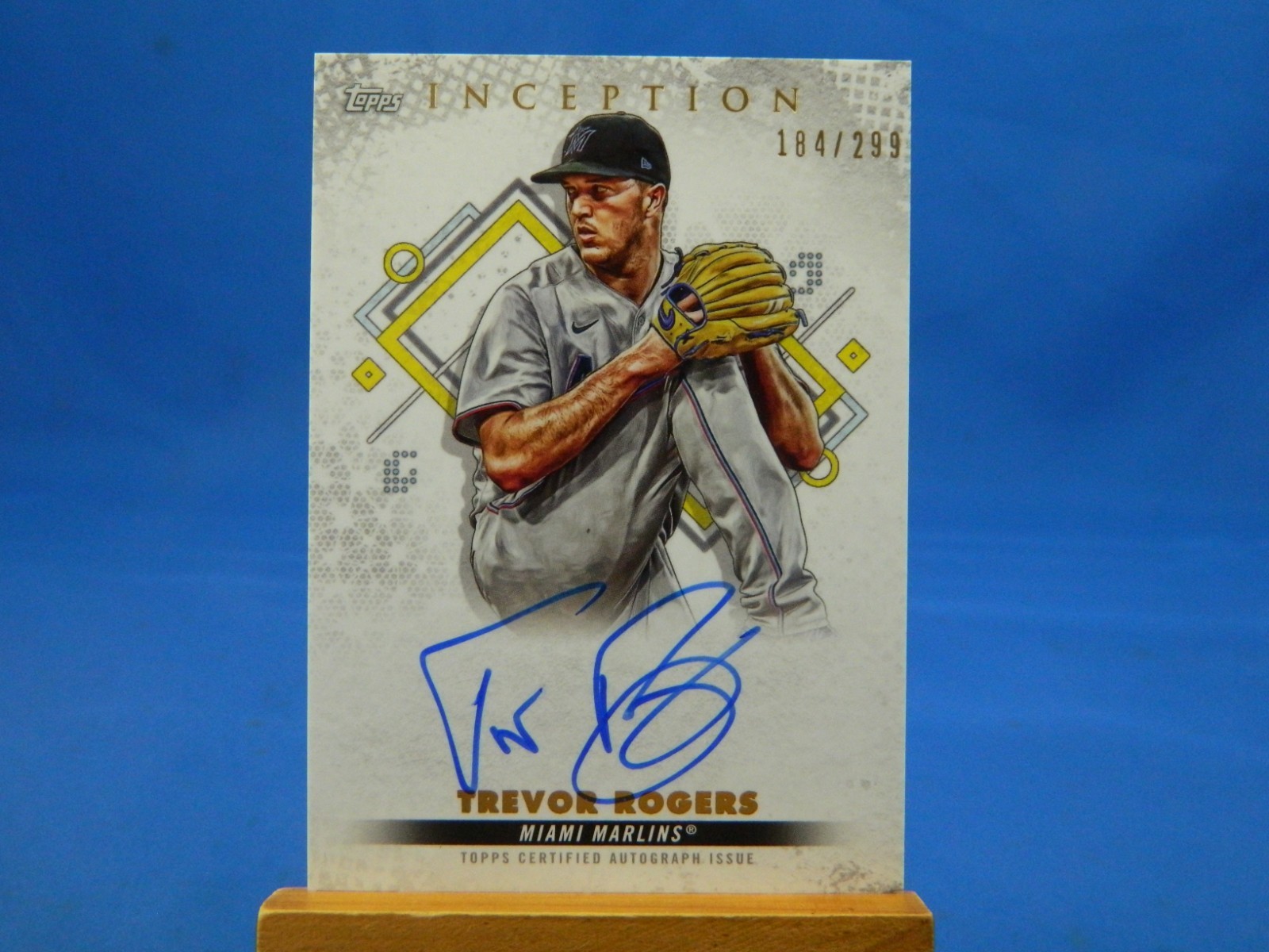 Trevor Rogers Topps Inception 2022 Rookies & Emerging Stars Auto Autograph /299