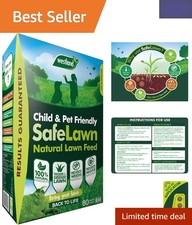 Safe Lawn Feed for Children & Pets - 2.8kg Granular Fertilizer, 80m² Coverage