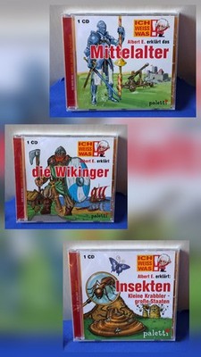 Ich weiss was! Albert E. erklärt*Wikinger* Mittelalter*Insekten* Kinderwissen CD