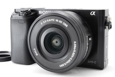 Sony Alpha a6000 ILCE-6000 w/16-50mm Black Shutter Count 3,970English OK JAPAN