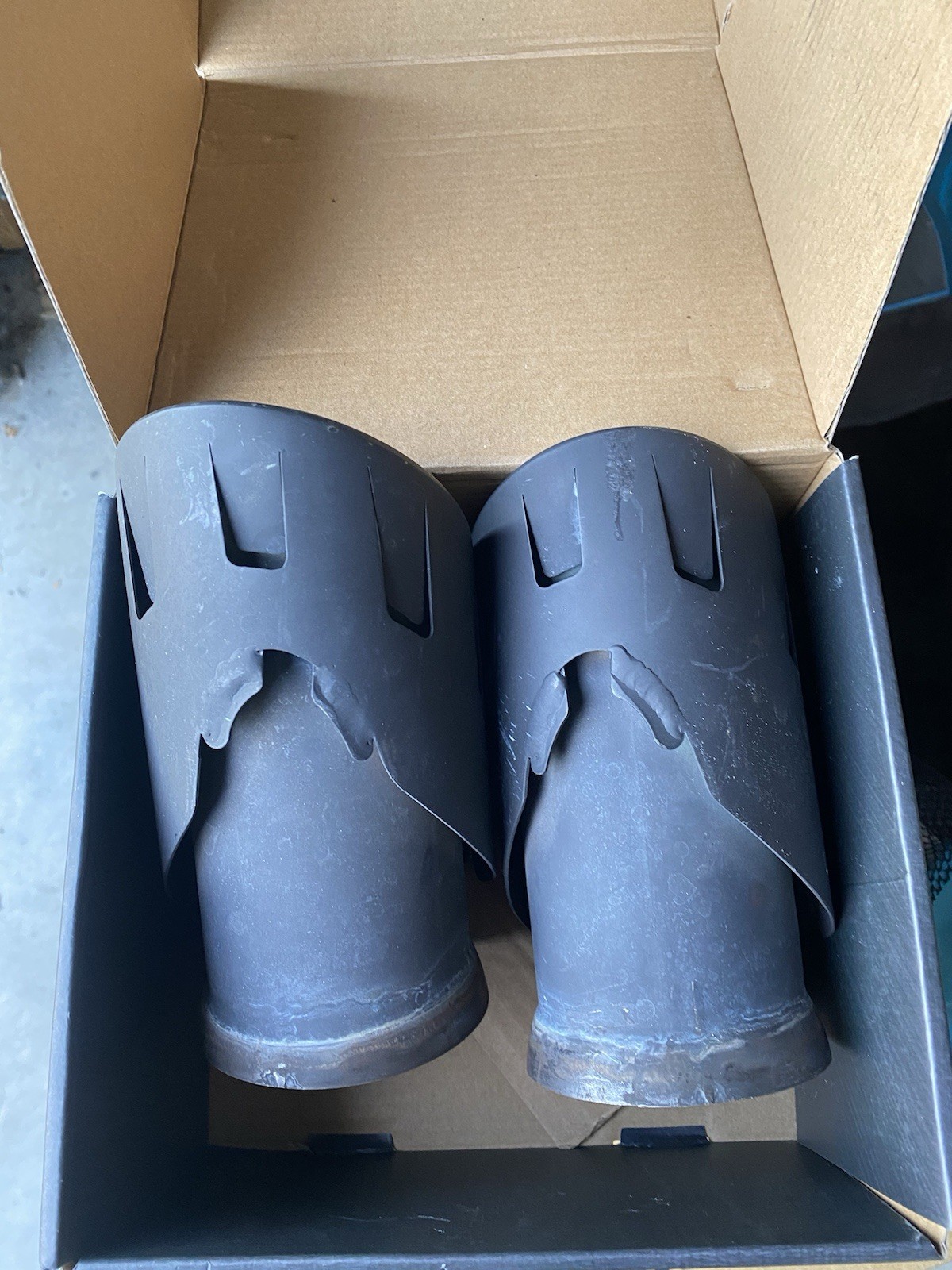 Mclaren 720 Exhaust Tips Black OEM