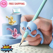5pcs Silicone Handwriting Training Pencil Grips for Kids Posture Correction Aid