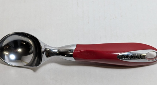 Cuisinart Ice Cream Scoop Stainless Steel Red Handle Kitchen Utensil
