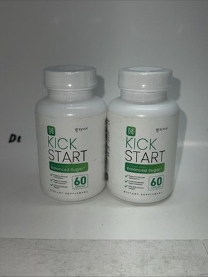 2 x Syvor Kick Start Blood Capsules, For Balanced Sugar 60 Ct Ea 04/27