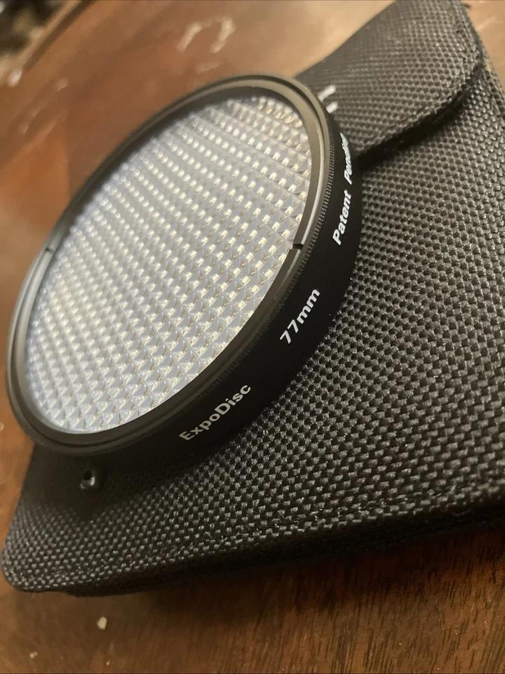 Filtro ExpoDisc EXPOD77 77mm para corrección de color de fotografía Foto 2 de 2