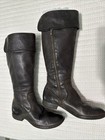 Born Dark Brown Leather High Boots Size 9.5/41 M/W — photo 2